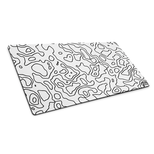 Lines WHITE GAMING MOUSEPAD