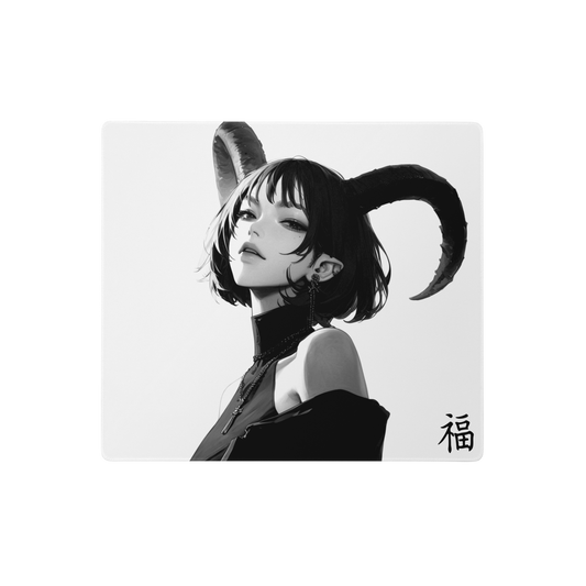HORNS GIRL GAMING MOUSEPAD