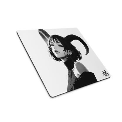 HORNS GIRL GAMING MOUSEPAD