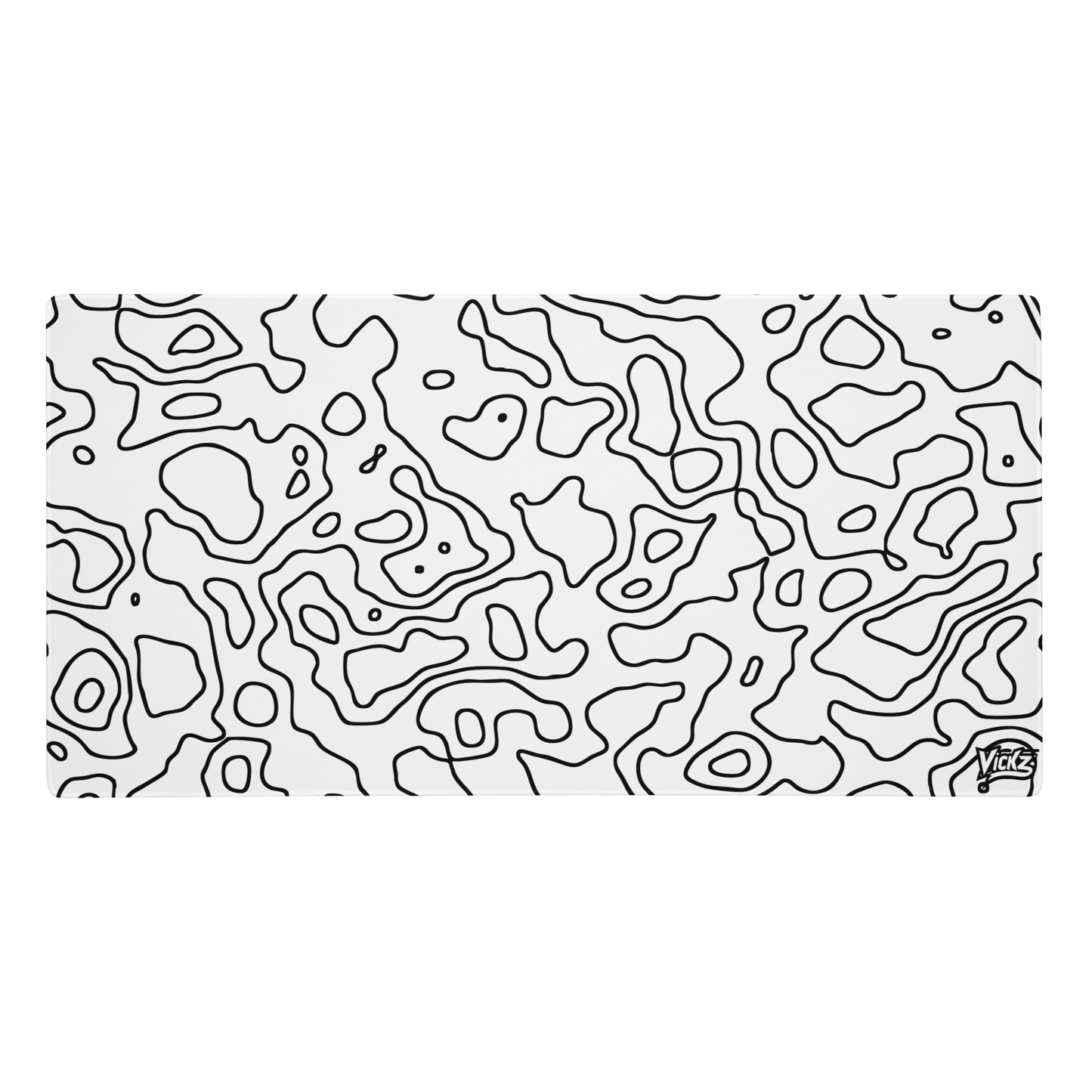 Lines WHITE GAMING MOUSEPAD