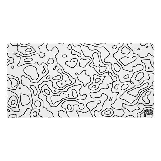 Lines WHITE GAMING MOUSEPAD